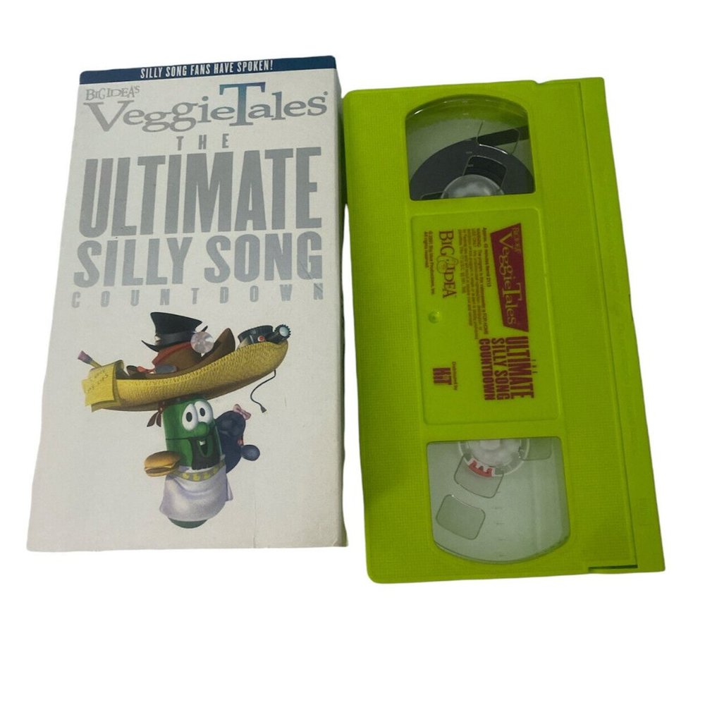 Big Idea VEGGIE TALES The Ultimate Silly Song Countdown VHS Video Tape 2001 GUC